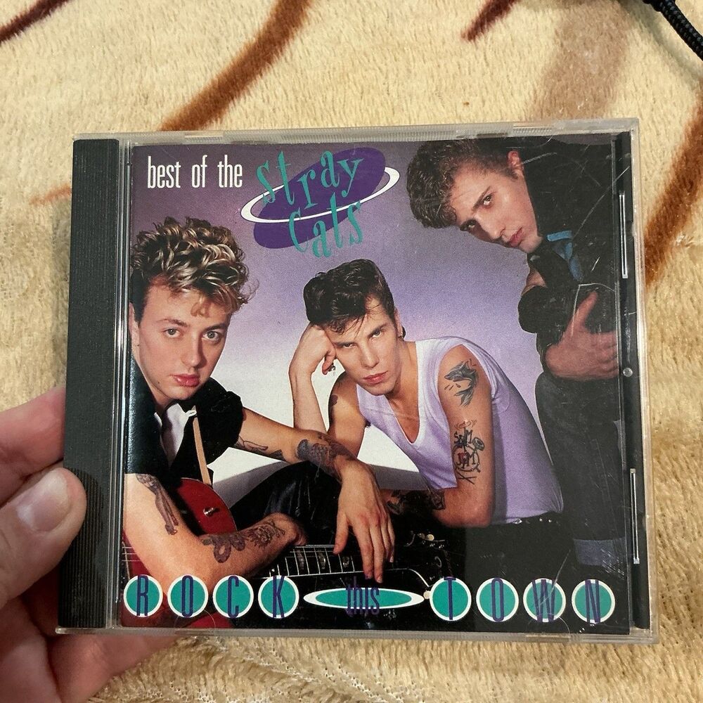 Stray Cats Best Of Rock This Town CD 1990 EMI Brian Setzer Rockabilly Greatest
